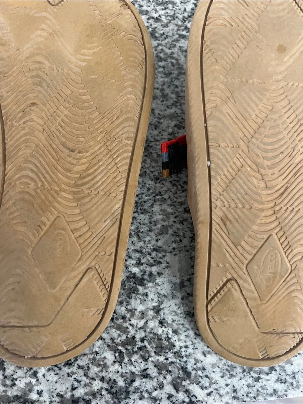 Chaco Chillos Slide Men Retro Camel Brown Size 10 Sandals summer comfy